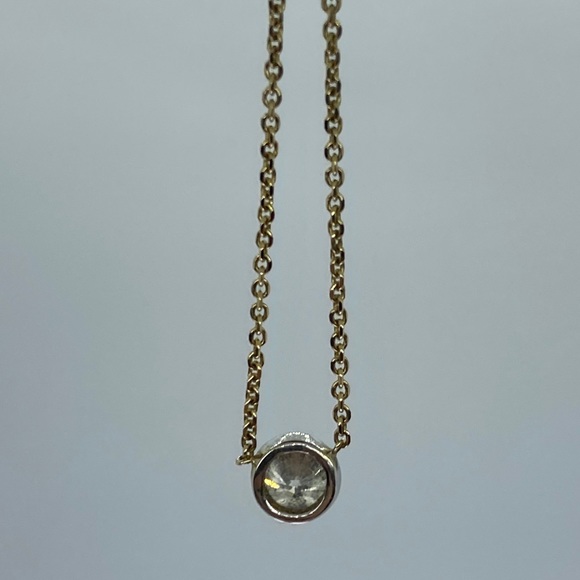 14KT solitaire diamond 💎 necklace - Picture 8 of 17